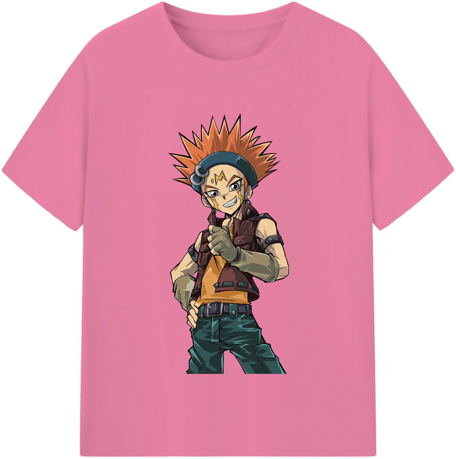 （画像用） 遊☆戯☆王 Yu-Gi-Oh! 綿100％半袖Tシャツ（フロントプリント）